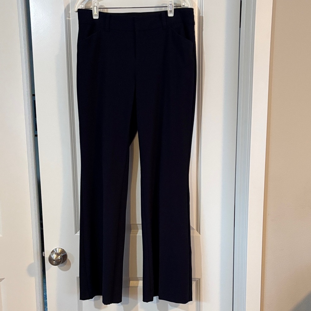 INC International Concepts Straight-Leg Dress Pants Navy blue
